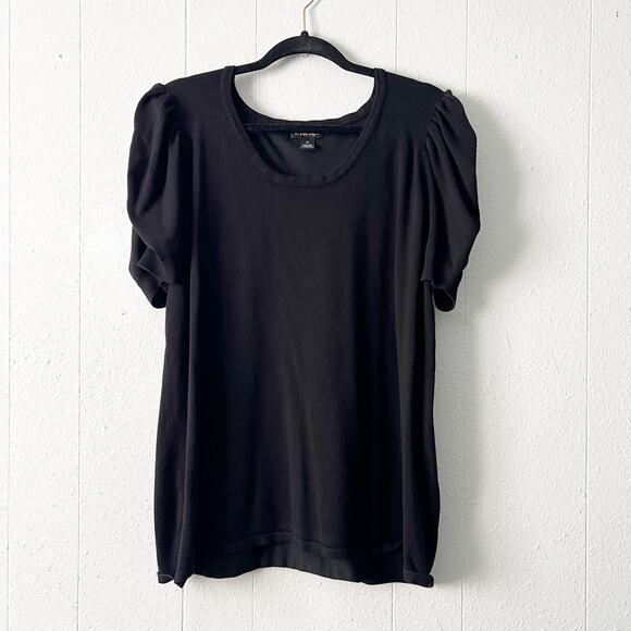 BY Design Womens Sweater 3X Short Puff Sleeve Soft Stretch Office Career Casual - Picture 1 of 12